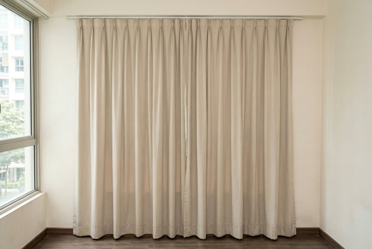 UltraRevive curtains cleaning - spotless professionally cleaned result